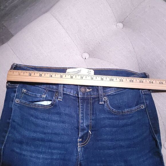 Abercrombie & Fitch Women’s Size 27/4R Denim Jeans Super Skinny Fit Mid Stretch - Picture 6 of 9